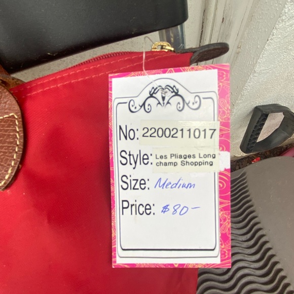 Longchamp Les Pliages-M Shopping Bag - Picture 7 of 16